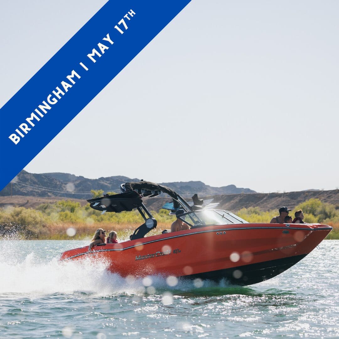 A MasterCraft NXT model running on the water