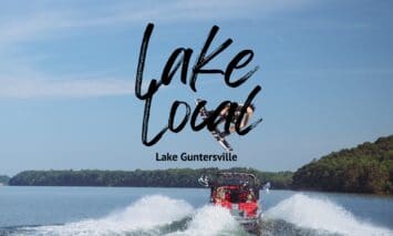 A MasterCraft on Lake Guntersville